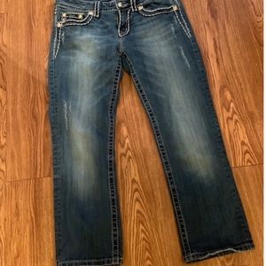 Super cute MISS ME easy capri jeans pants size 28